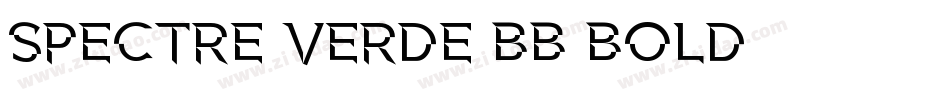 Spectre Verde BB Bold字体转换